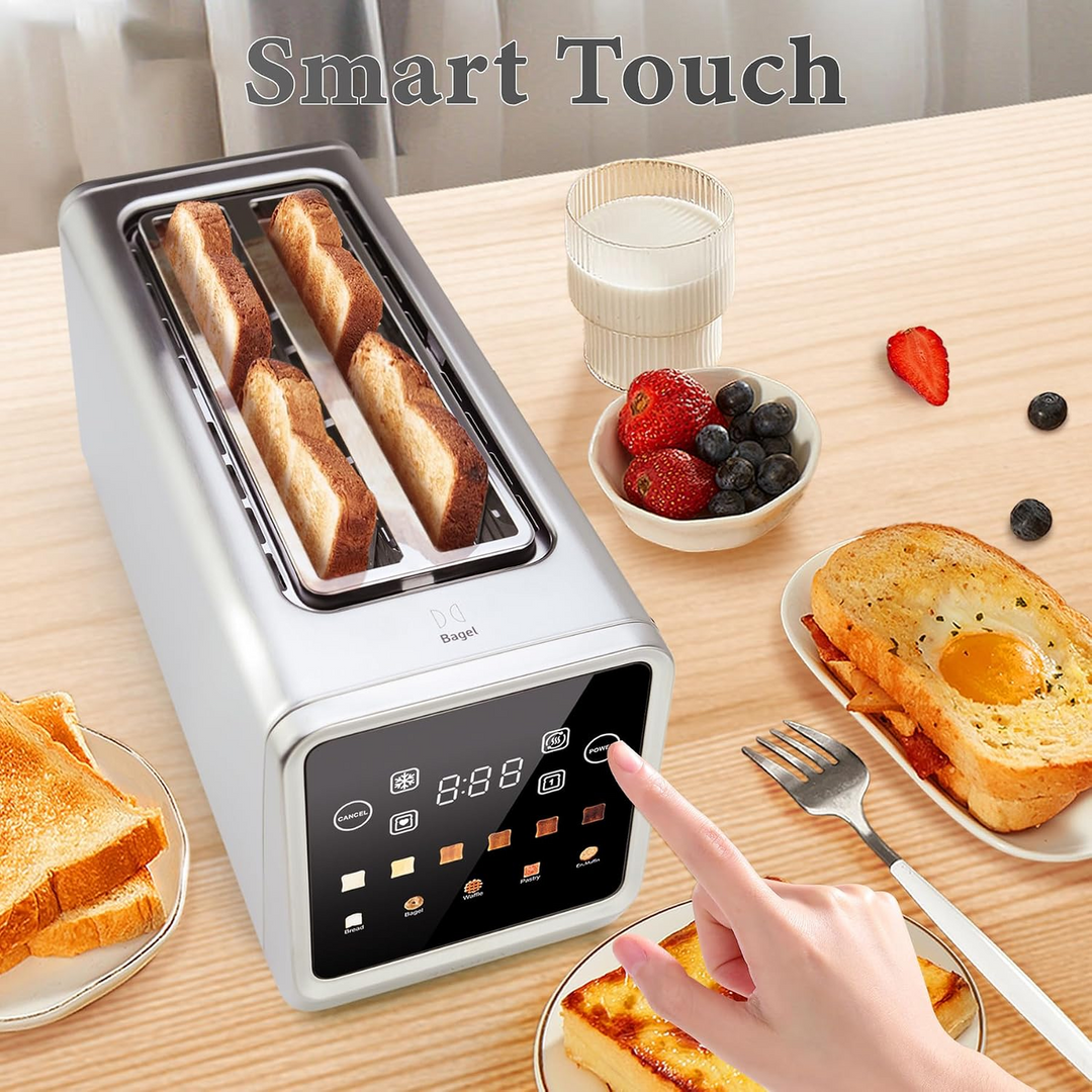 Sona Toaster 4 Slices With 6 Roasting Levels Stainless Steel