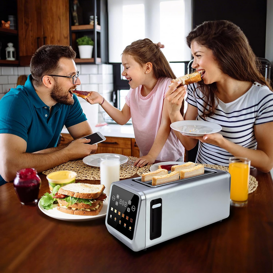 Sona Toaster 4 Slices With 6 Roasting Levels Stainless Steel