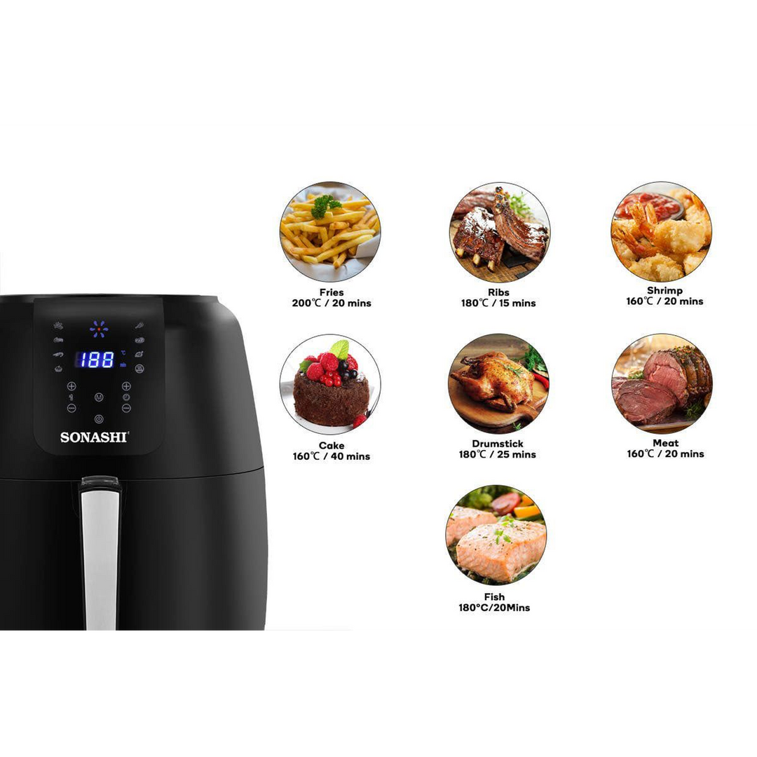 Sonashi 1800W 6.2L Air Fryer