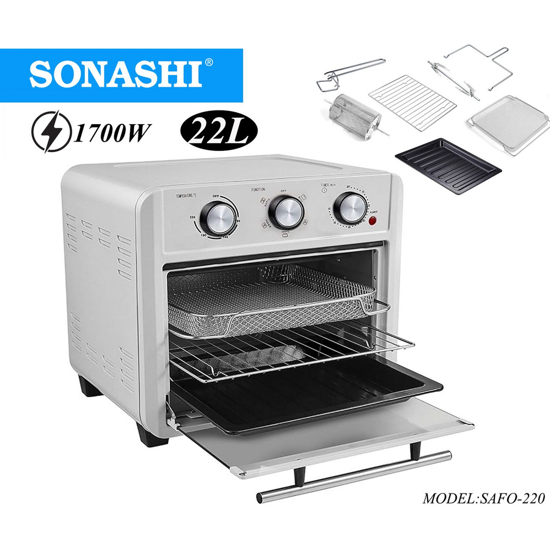 Sonashi 22-Liter 1700W Air Fryer Oven