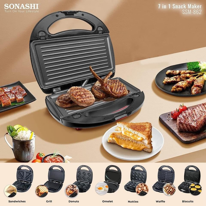 Sonashi 7-in-1 Dessert &amp; Snack Maker