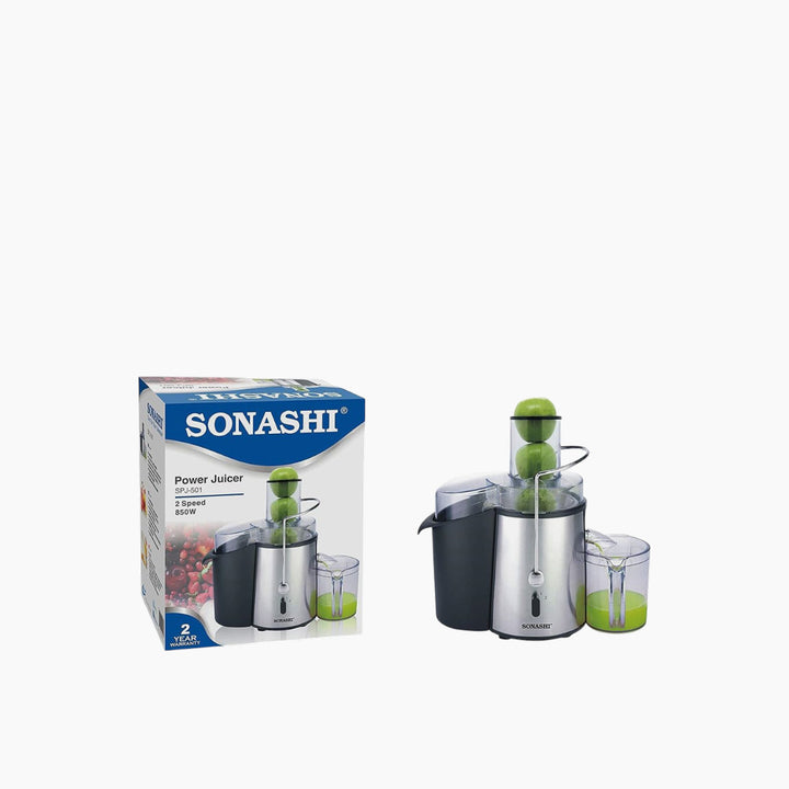 Sonashi 850W Stainless Steel Juicer