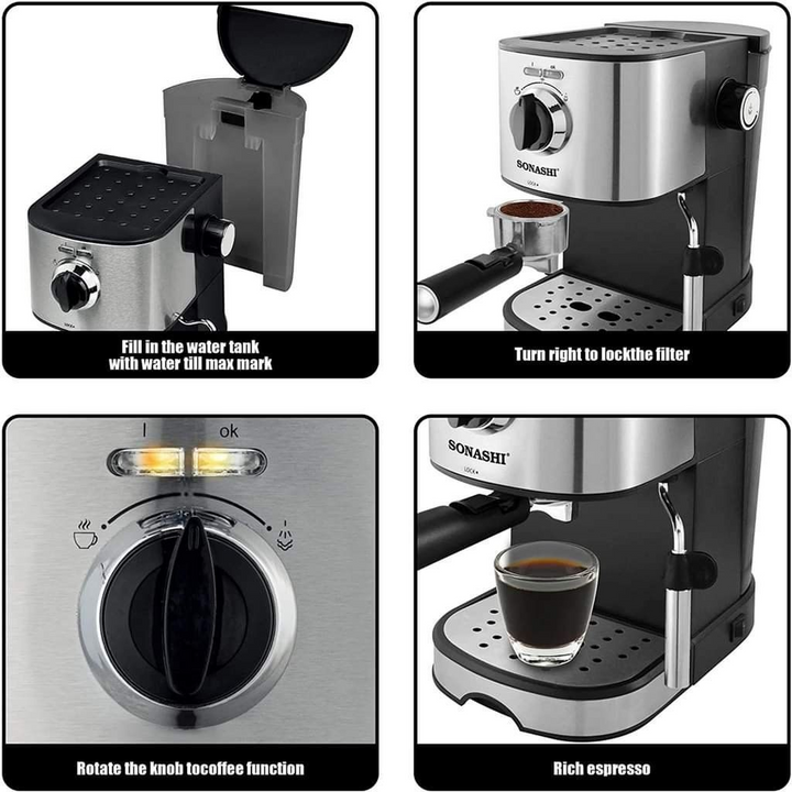 Sonashi Coffee &amp; Espresso Machine