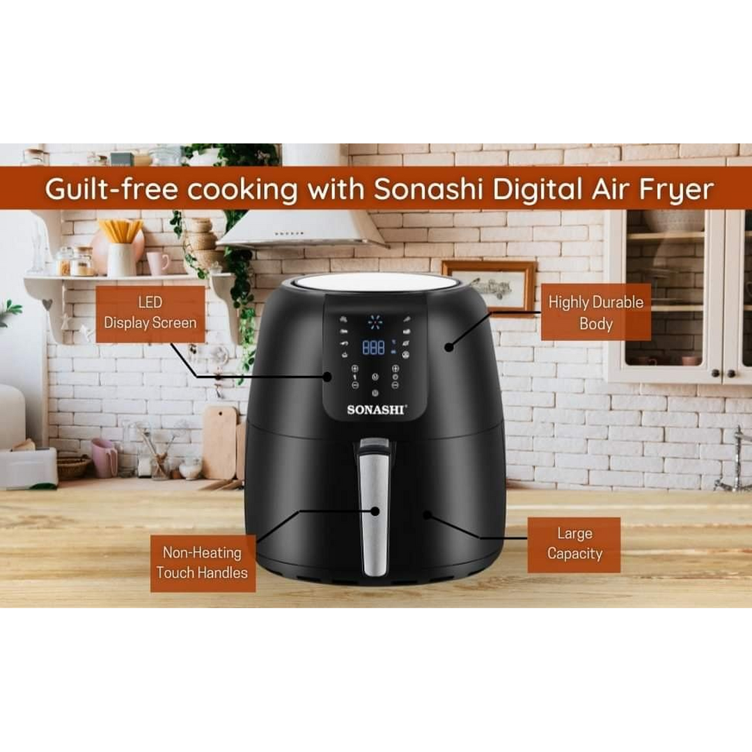 Sonashi Digital Oil-Free Air Fryer 1800W 8.2L