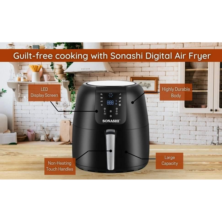Sonashi Digital Oil-Free Air Fryer 1800W 8.2L