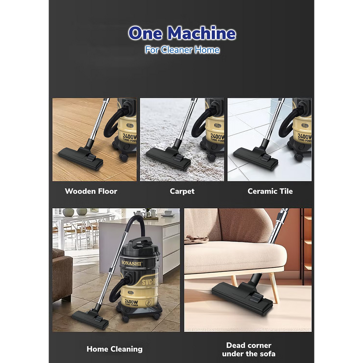 Sonashi Electric Vacuum Cleaner – 2400W