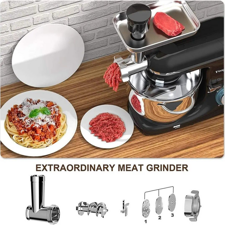 Sonashi Original 3-in-1 Stand Mixer with Meat Grinder &amp; Blender, 8.5L, 1500W
