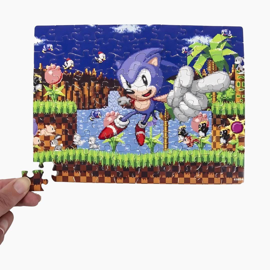 Fizz Sonic The Hedgehog Mug &amp; Jigsaw Puzzle Set Sonic 13.80x9.30x15.50 Cm - HUNA