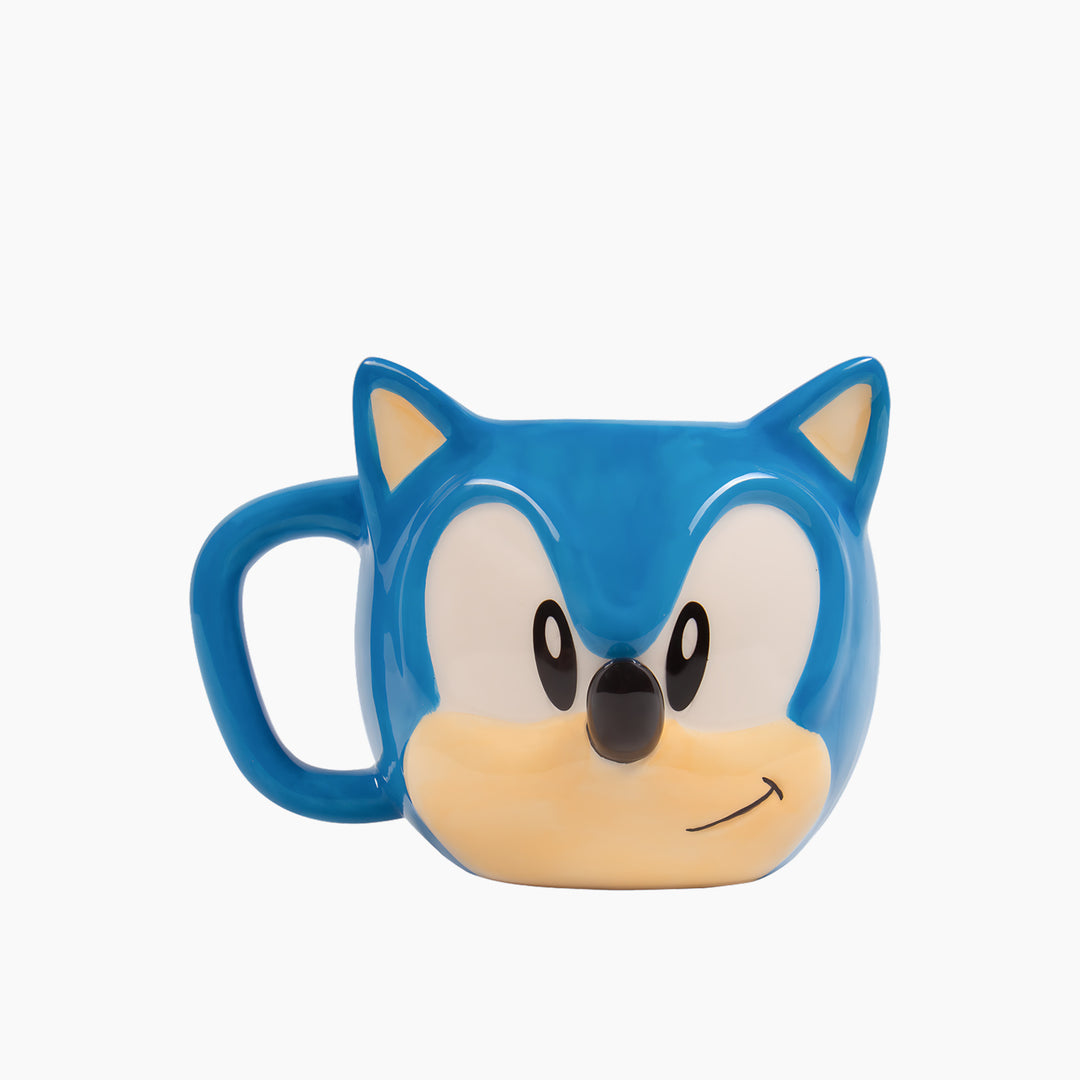 Fizz Sonic The Hedgehog Mug &amp; Jigsaw Puzzle Set Sonic 13.80x9.30x15.50 Cm - HUNA