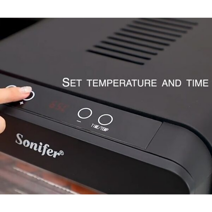Sonifer 6-Tier Digital Commercial Food and Fruit Dehydrator, 550W
