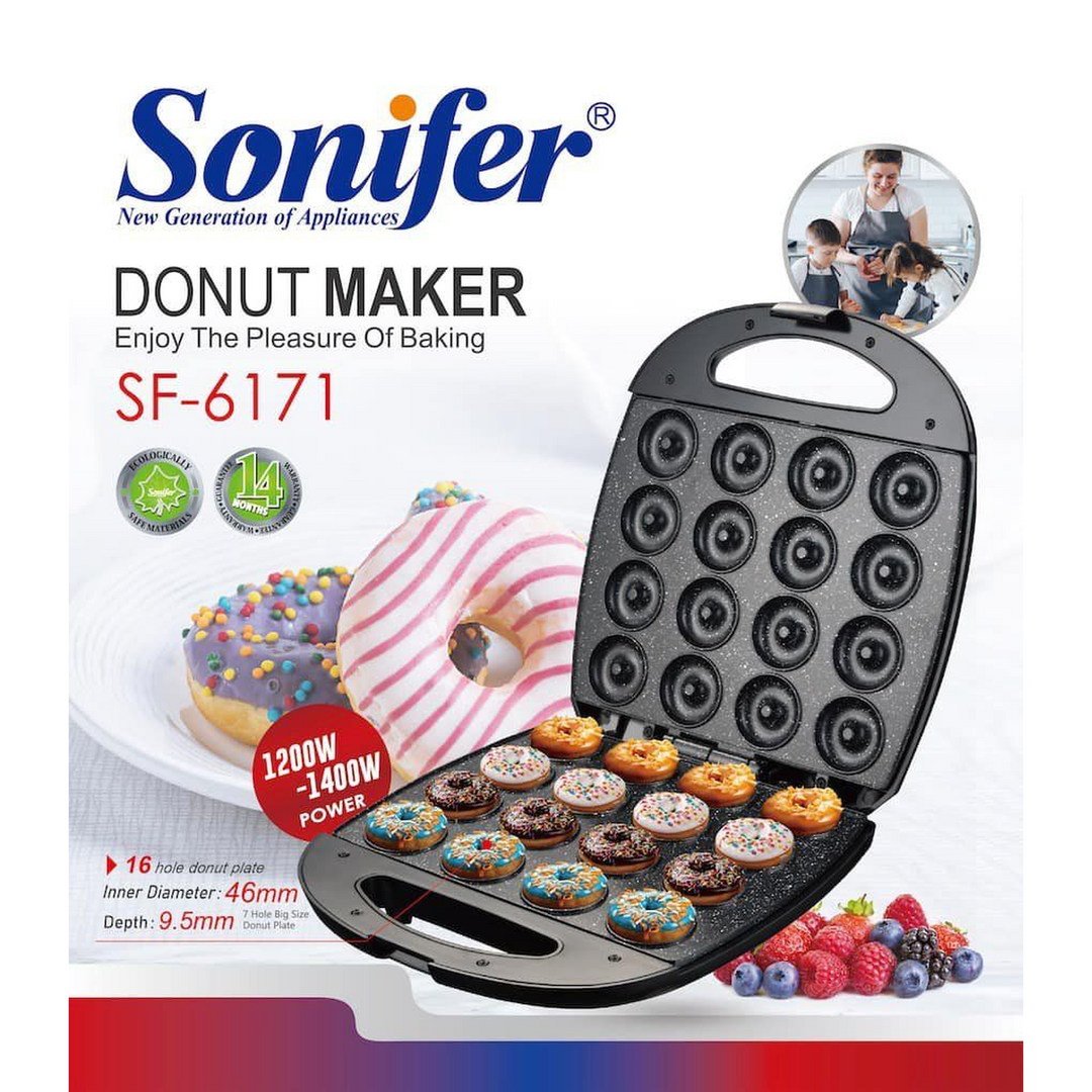 Sonifer Mini Donut Maker, 1400W
