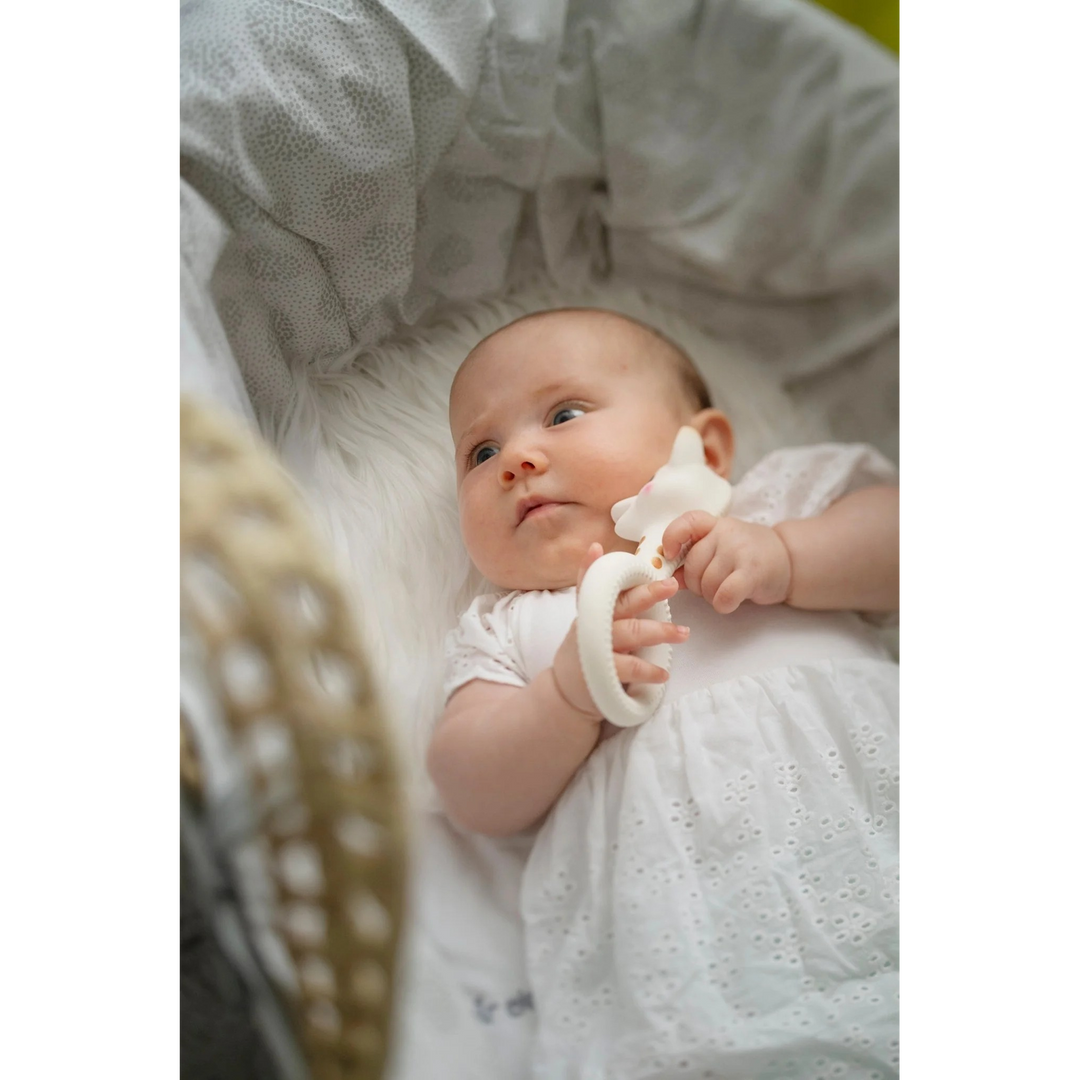 Sophie La Girafe Teething Ring White
