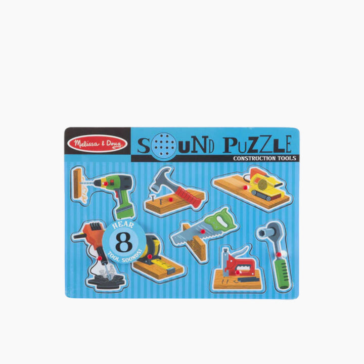 Melissa &amp; Doug Sound Puzzle - Construction Tools