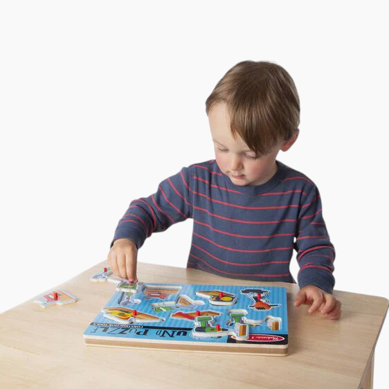 Melissa &amp; Doug Sound Puzzle - Construction Tools