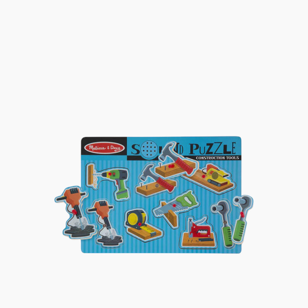 Melissa &amp; Doug Sound Puzzle - Construction Tools