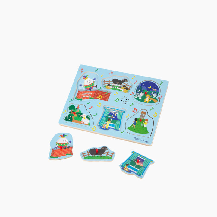 Melissa &amp; Doug Sound Puzzle - Nursery Rhymes