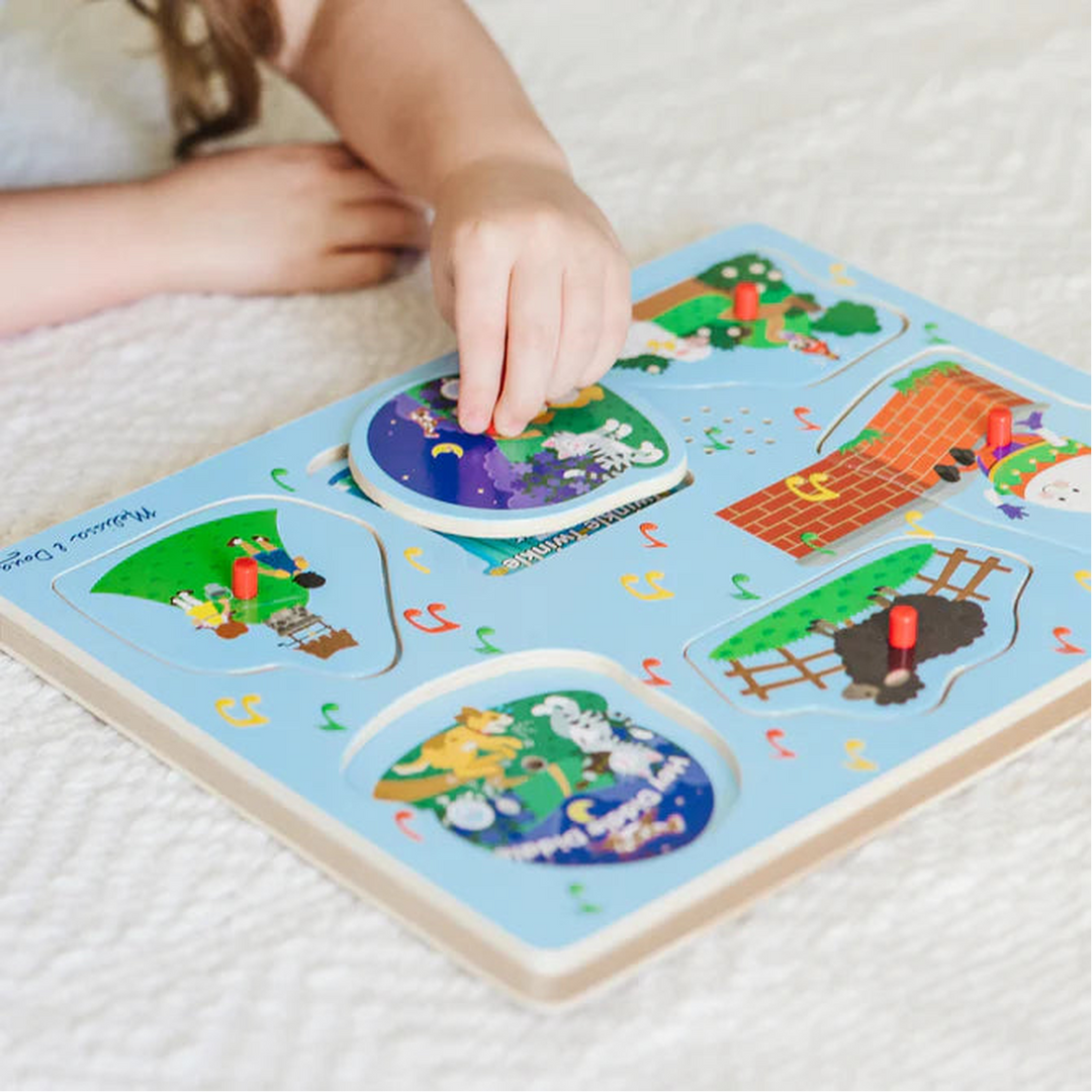 Melissa &amp; Doug Sound Puzzle - Nursery Rhymes