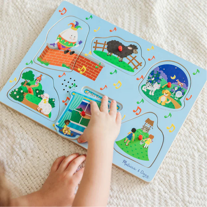 Melissa &amp; Doug Sound Puzzle - Nursery Rhymes