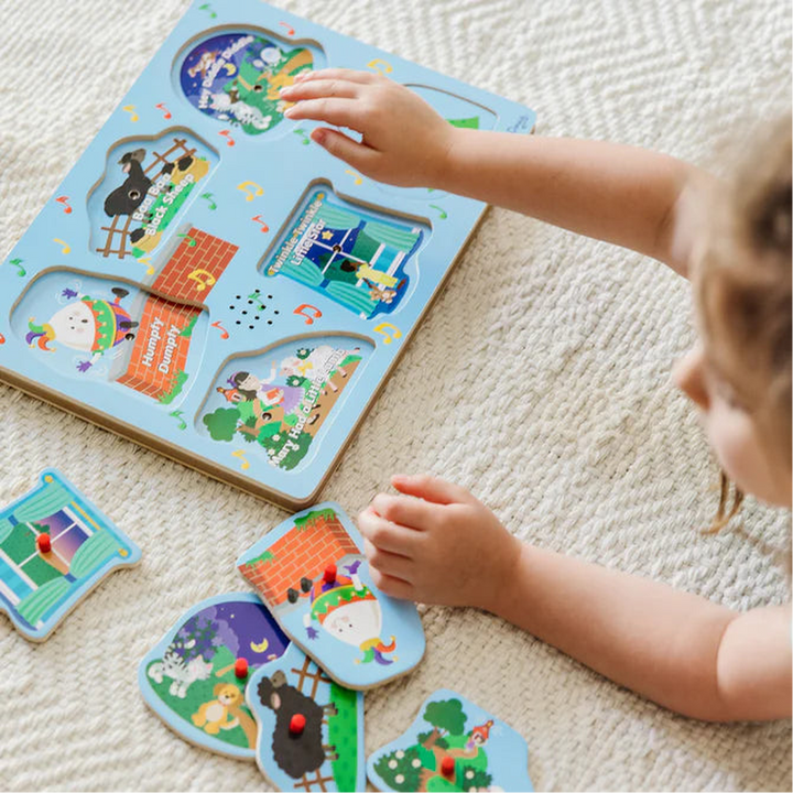 Melissa &amp; Doug Sound Puzzle - Nursery Rhymes