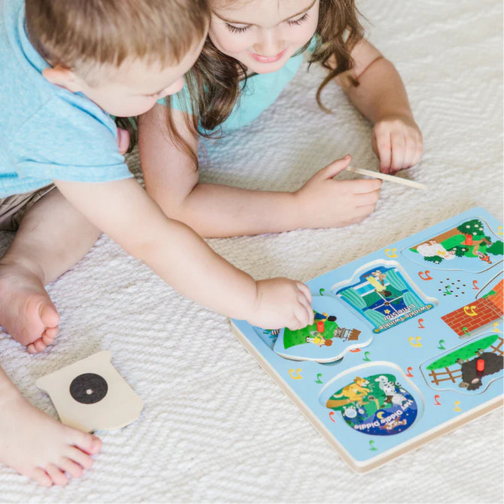 Melissa &amp; Doug Sound Puzzle - Nursery Rhymes