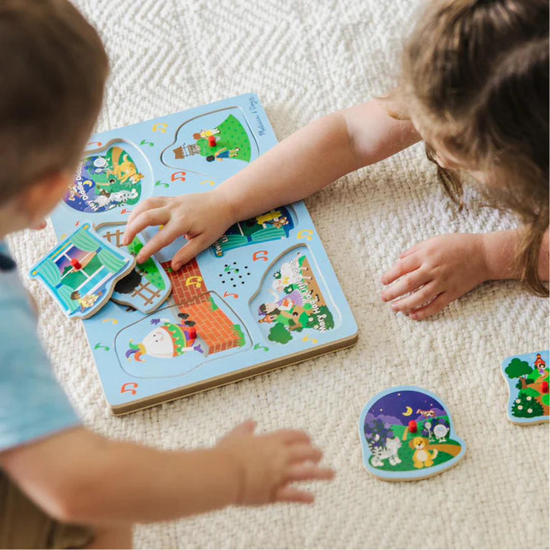 Melissa &amp; Doug Sound Puzzle - Nursery Rhymes