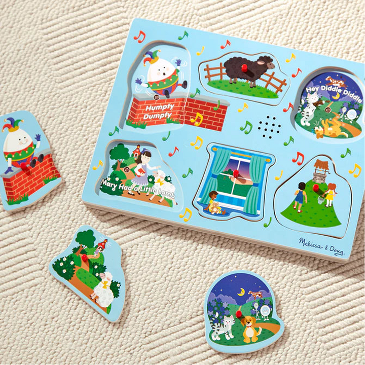 Melissa &amp; Doug Sound Puzzle - Nursery Rhymes