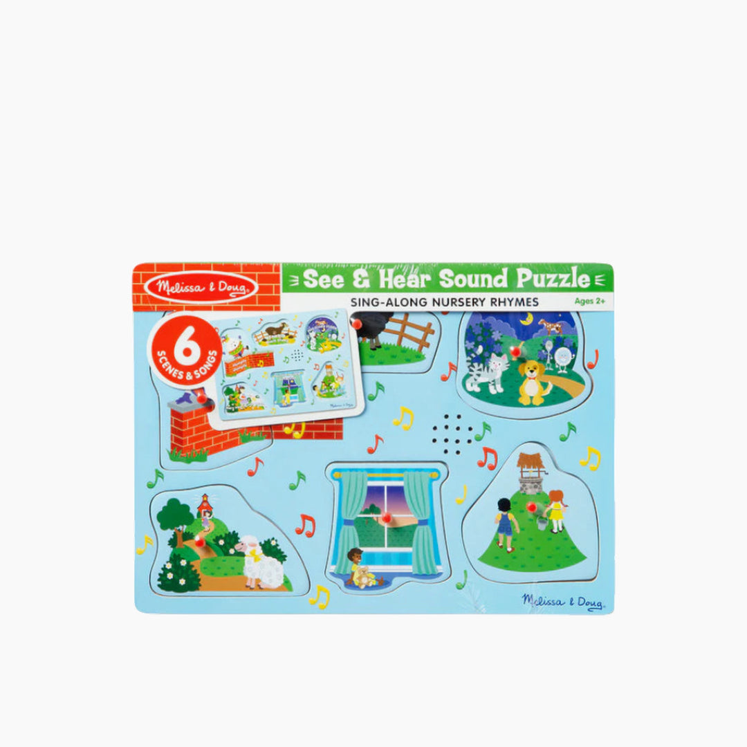 Melissa &amp; Doug Sound Puzzle - Nursery Rhymes