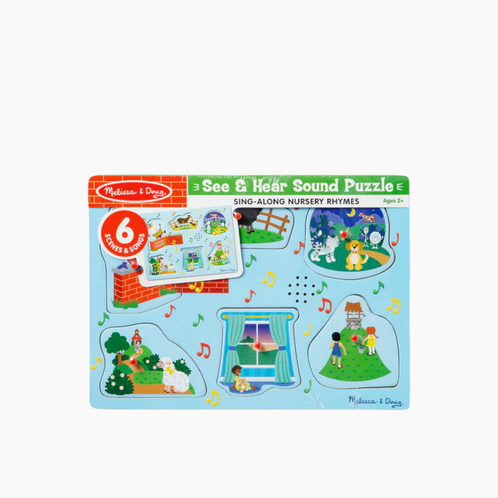 Melissa &amp; Doug Sound Puzzle - Nursery Rhymes