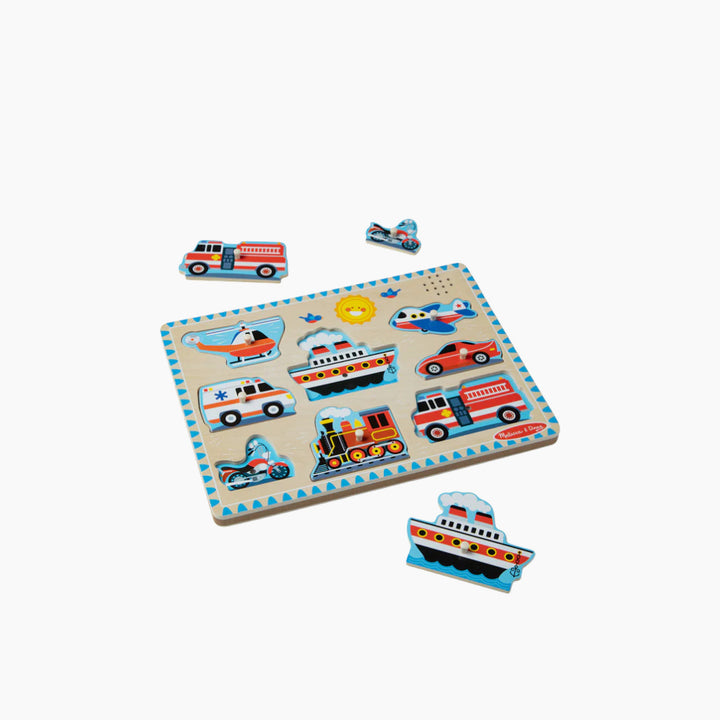 Melissa &amp; Doug Sound Puzzle - Vehicles