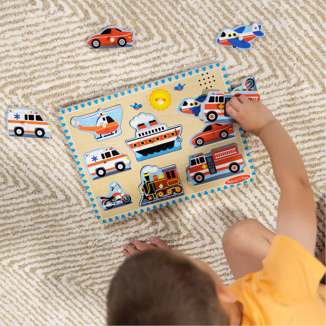 Melissa &amp; Doug Sound Puzzle - Vehicles