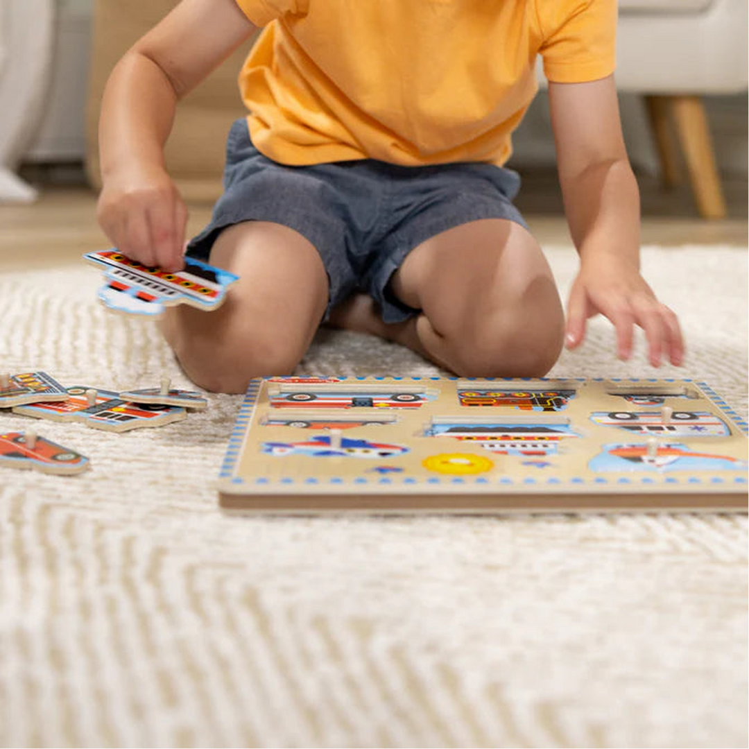 Melissa &amp; Doug Sound Puzzle - Vehicles