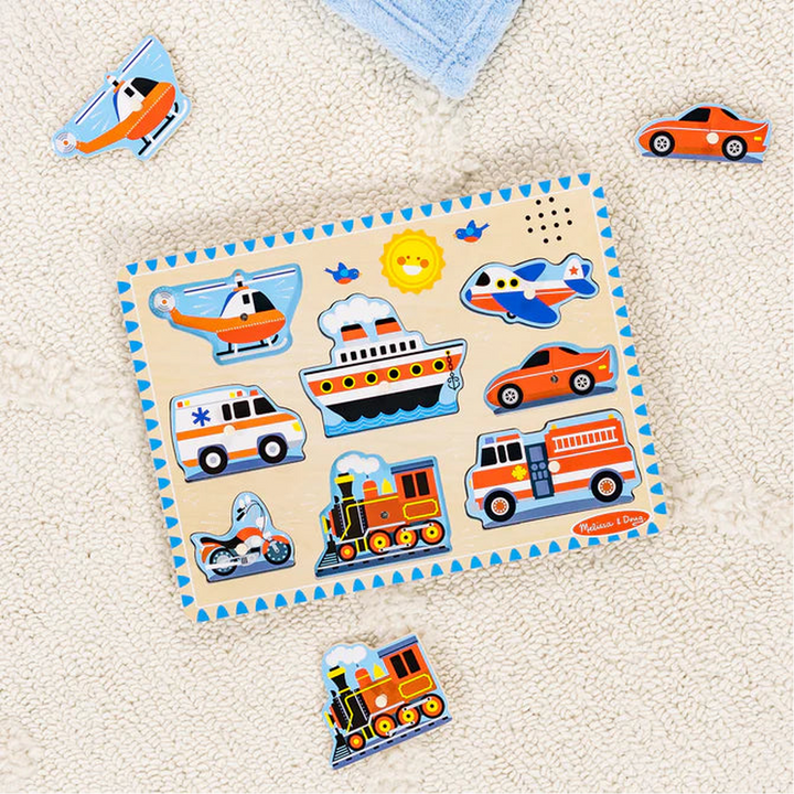 Melissa &amp; Doug Sound Puzzle - Vehicles