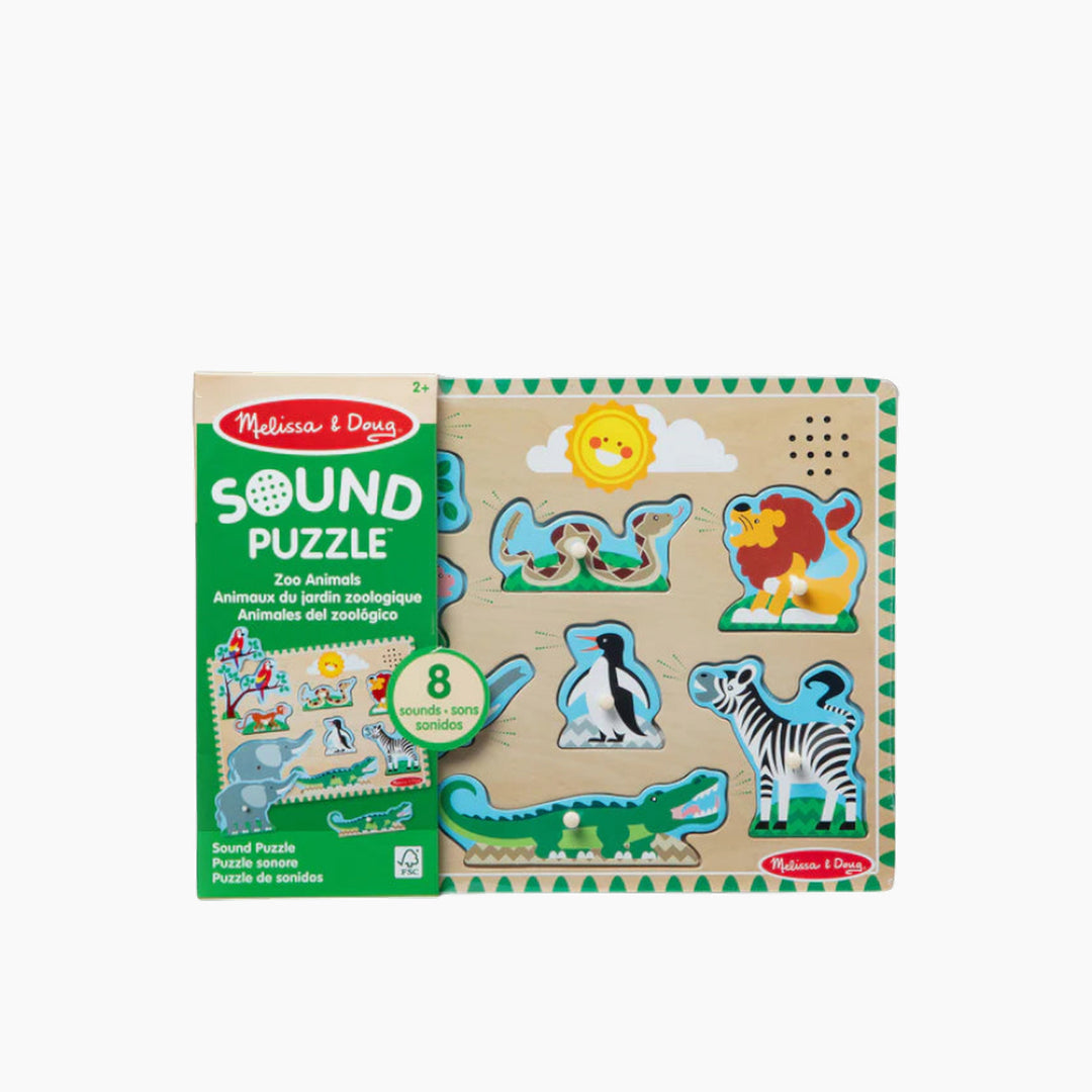 Melissa &amp; Doug Sound Puzzle - Zoo Animals
