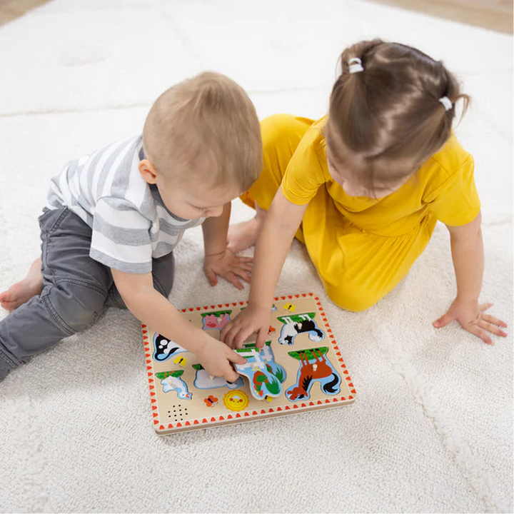 Melissa &amp; Doug Sound Puzzle Farm Animals