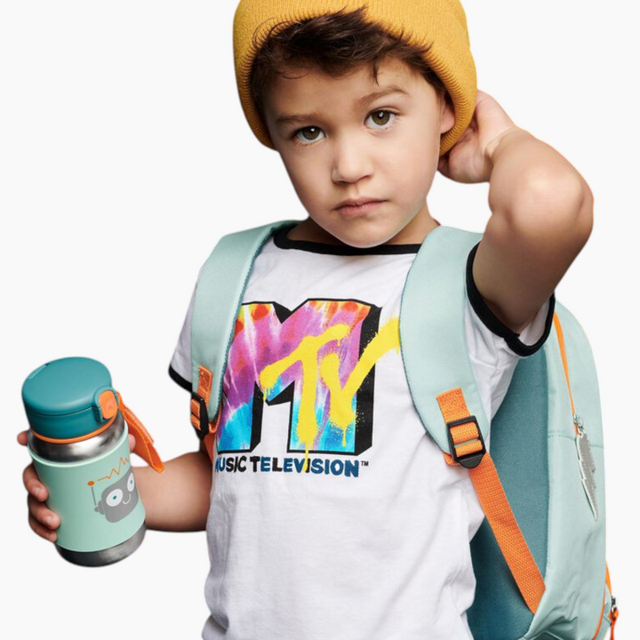 Skip Hop Spark Style Stainless Steel Straw Bottle