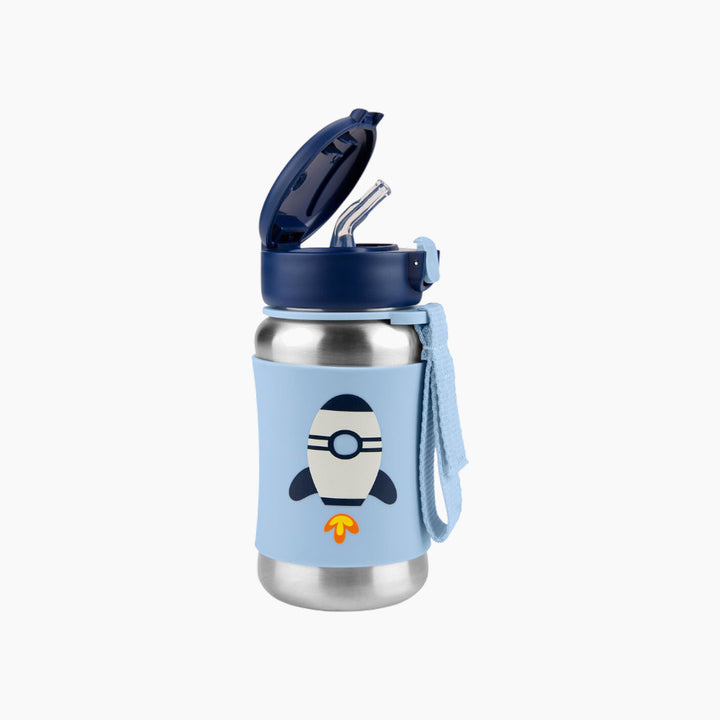 Skip Hop Spark Style Stainless Steel Straw Bottle