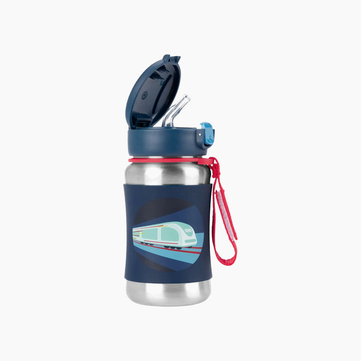 Skip Hop Spark Style Stainless Steel Straw Bottle