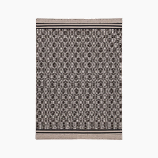 Spazio Home Diamond Grid Monochrome Rug