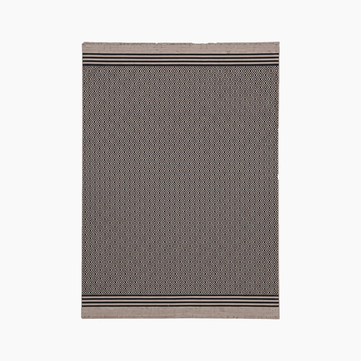 Spazio Home Diamond Grid Monochrome Rug - HUNA