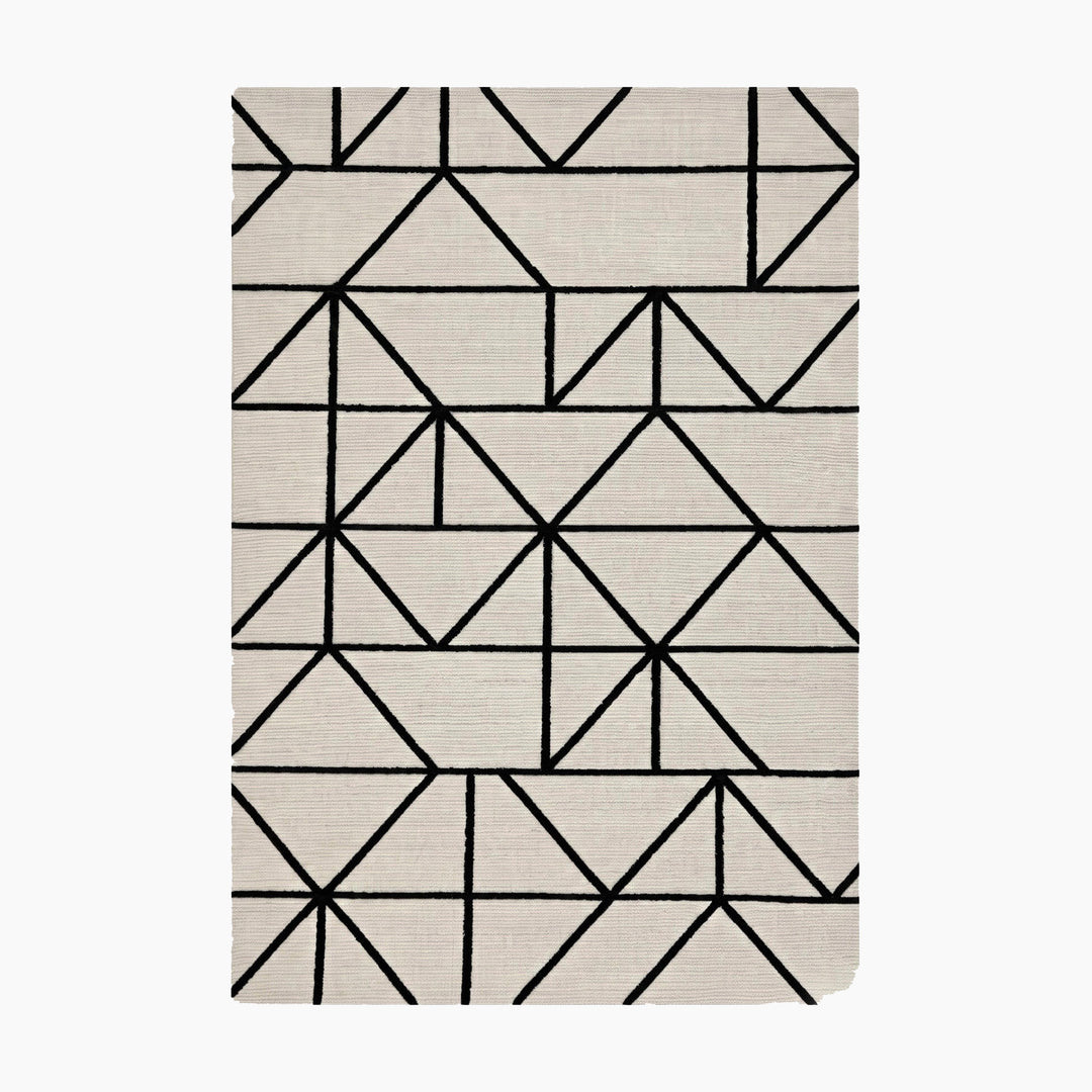 Spazio Home Mono Grid Rug - HUNA