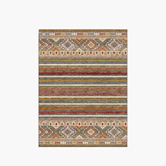 Spazio Home Southwestern Striped Rug