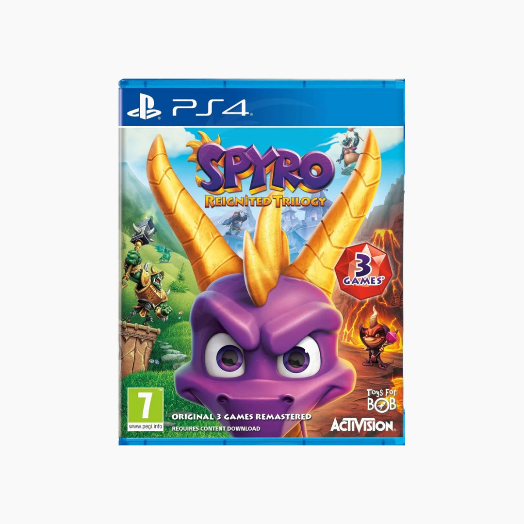 Spyro Reignited Trilogy PS4 video game remastered in HD