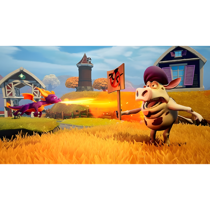 Spyro Reignited Trilogy PS4 video game with remastered classic titles