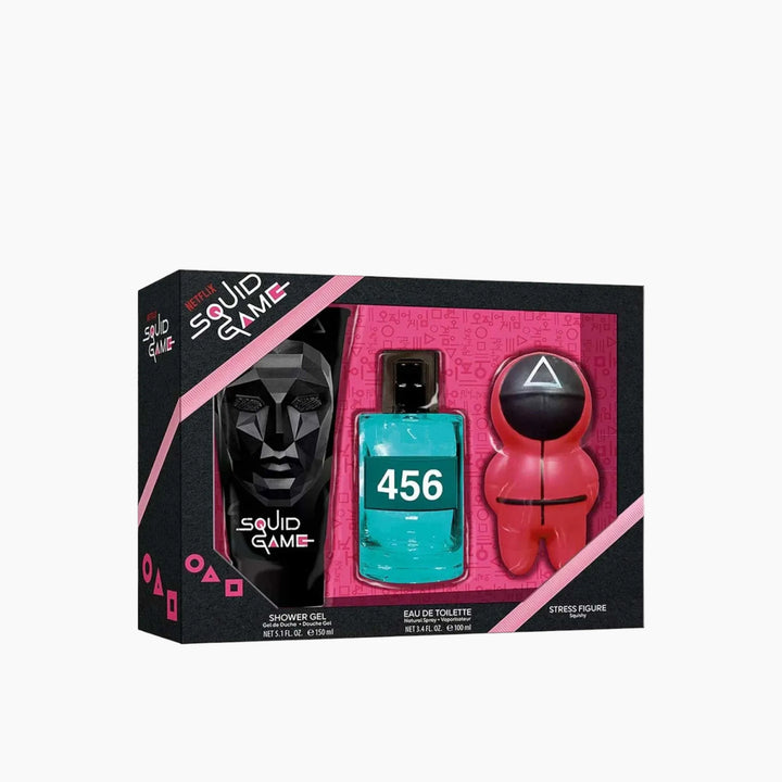 Air-Val Squid Game EDT 100Ml + Shower Gel 150Ml + Figura Antiestres Gift Set For Kids