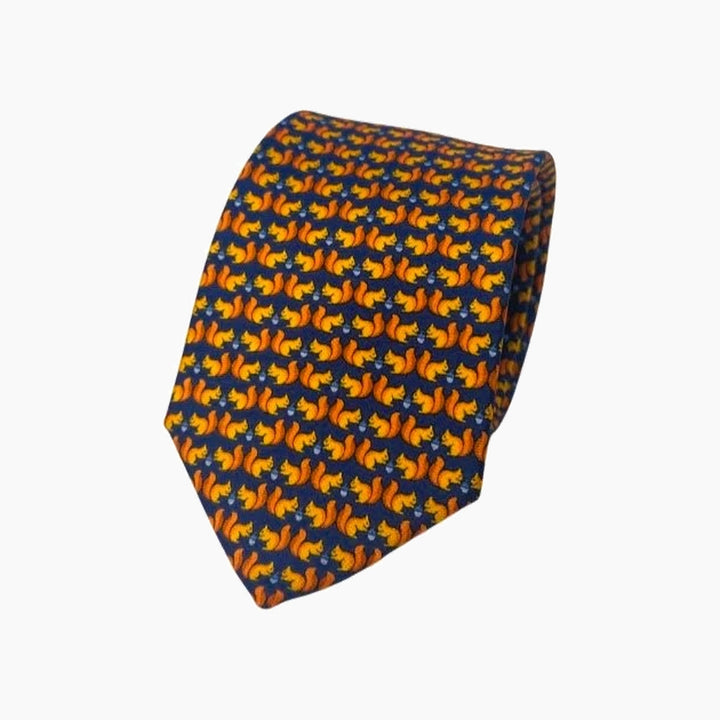 Leopardous Silk Tie