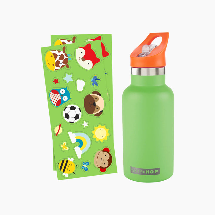 Skip Hop Stainless Steel Canteen Bottle With Stickers