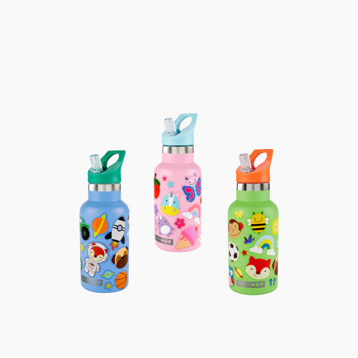 Skip Hop Stainless Steel Canteen Bottle With Stickers