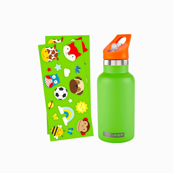 Stainless Steel Canteen Bottle with Stickers