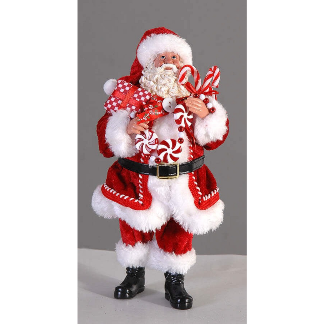 Standing Santa Claus W/Candies 26cm