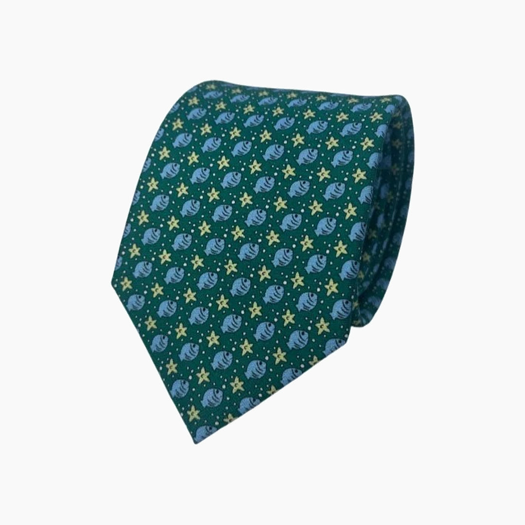 Leopardous Silk Tie